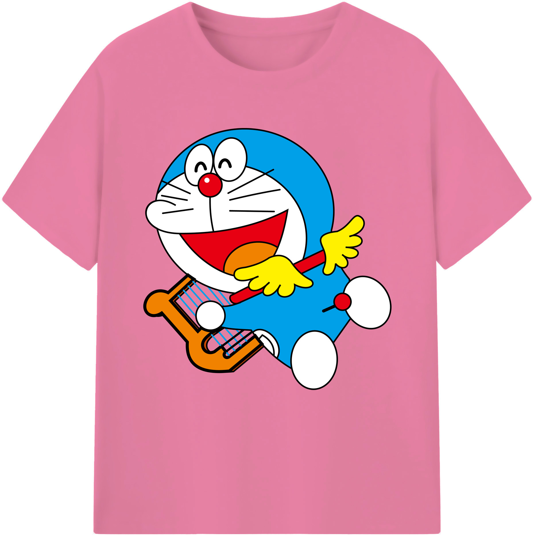 （画像用） ドラえもん Doraemon 綿100％半袖Tシャツ（フロントプリント）